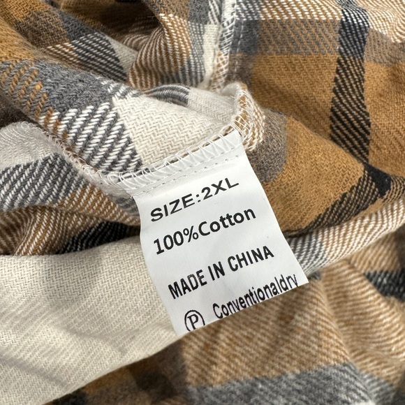 Plaid Brown Long Button Up Women's Trench Coat - Picture 6 of 7